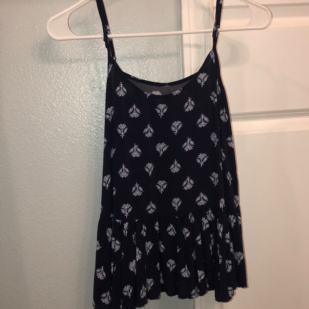 Flowy navy blue tank